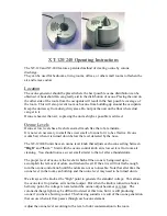 Air-Zone Inc. XT-120 Operating Instructions preview