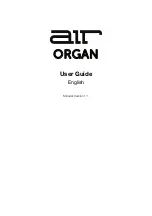 Air ORGAN User Manual preview