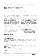 Preview for 4 page of Aira HCV Installation, Startup, Operation, Service & Maintenance Manual