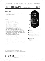 Preview for 1 page of Airam RGB OHJAIN Mounting Instructions