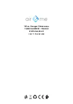 Предварительный просмотр 16 страницы air&me ISAC User Manual