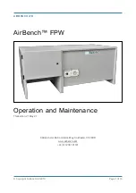 Предварительный просмотр 1 страницы AirBench FPT209084 Operation And Maintenance