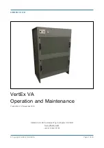 Предварительный просмотр 1 страницы AirBench VertEx VA Operation And Maintenance