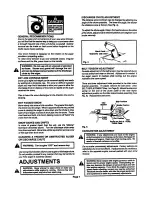 Предварительный просмотр 7 страницы Aircap PJ602/8431 Operator'S Manual & Parts List