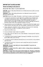 Preview for 2 page of Aircare 4DTS 300 Use And Care Manual