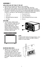 Preview for 4 page of Aircare 4DTS 300 Use And Care Manual