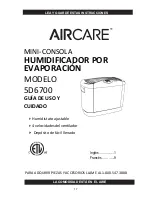 Preview for 17 page of Aircare 5D6700 Use And Care Manual