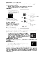 Preview for 7 page of Aircare 696 SERIES Use And Care Manual