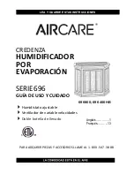 Preview for 25 page of Aircare 696 SERIES Use And Care Manual