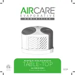 Preview for 1 page of Aircare 7d6100 Manual