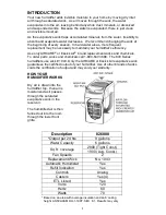 Preview for 3 page of Aircare 826000 Use And Care Manual