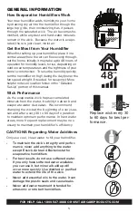 Preview for 5 page of Aircare 831000(CN) Owner'S Manual