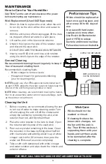 Preview for 9 page of Aircare 831000(CN) Owner'S Manual