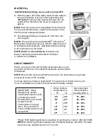 Preview for 5 page of Aircare 831000 Use And Care Manual