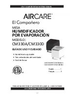 Preview for 17 page of Aircare CM330A Use And Care Manual