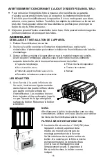 Preview for 16 page of Aircare CREDENZA 696 400HB Use And Care Manual