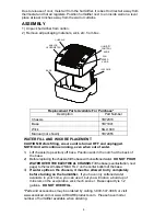 Preview for 4 page of Aircare E35000 Use And Care Manual