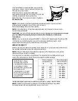 Preview for 5 page of Aircare EA12 SERIES Use And Care Manual