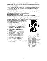 Preview for 7 page of Aircare EA12 SERIES Use And Care Manual