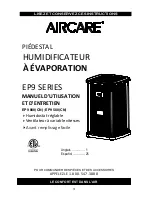 Preview for 13 page of Aircare EP9 500 Use And Care Manual