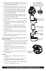 Preview for 9 page of Aircare ESSENTIALS OZARK Setup Manual And Owners Manual