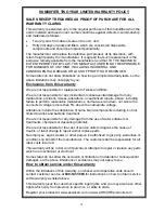 Preview for 12 page of Aircare H12 300HB Use And Care Manual