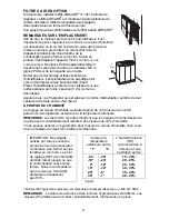 Preview for 18 page of Aircare H12 300HB Use And Care Manual