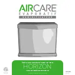 Preview for 9 page of Aircare HORIZON HD3120DCN Manual