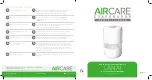 Preview for 9 page of Aircare LANAI LE440DWHT Manual