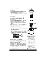 Preview for 6 page of Aircare NOVA NU319DBLK-EC Setup Manual And Owners Manual