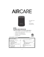 Preview for 13 page of Aircare NOVA NU319DBLK-EC Setup Manual And Owners Manual