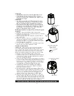 Preview for 21 page of Aircare NOVA NU319DBLK-EC Setup Manual And Owners Manual