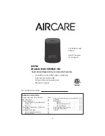 Preview for 25 page of Aircare NOVA NU319DBLK-EC Setup Manual And Owners Manual