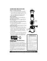 Preview for 30 page of Aircare NOVA NU319DBLK-EC Setup Manual And Owners Manual