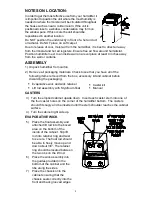 Preview for 4 page of Aircare SS390DWHT Use And Care Manual