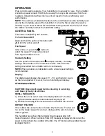 Preview for 6 page of Aircare SS390DWHT Use And Care Manual