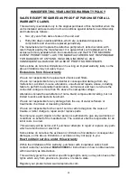 Preview for 10 page of Aircare SS390DWHT Use And Care Manual