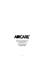 Preview for 32 page of Aircare SS390DWHT Use And Care Manual