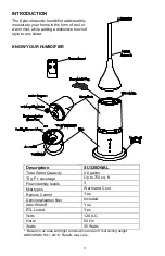 Preview for 3 page of Aircare SU320DWAL Use And Care Manual