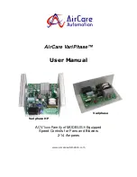 Preview for 1 page of Aircare VariPhase User Manual