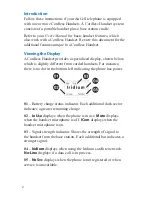 Preview for 2 page of AirCell Cordless handset Quick Reference Manual