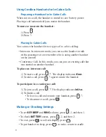 Preview for 4 page of AirCell Cordless handset Quick Reference Manual