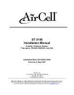 AirCell ST 3100 Installation Manual preview