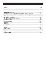 Preview for 2 page of AirClean systems POWDERSAFE AC794BE Operator'S Manual