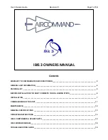 Предварительный просмотр 1 страницы Aircommand 8100001 Operating Instructions Manual