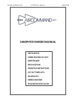 Aircommand sandpiper Owner'S Manual preview