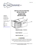 Preview for 3 page of Aircommand sandpiper Owner'S Manual