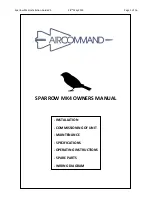 Предварительный просмотр 1 страницы Aircommand Sparrow Mk4 Owner'S Manual