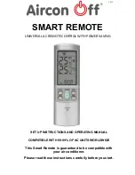 Предварительный просмотр 1 страницы Aircon Off SMART REMOTE Set Up Instructions And Operating Manual