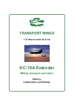 Aircraft in Miniature Limited TRANSPORT WINGS KC-10A EXTENDER Instructions Manual предпросмотр